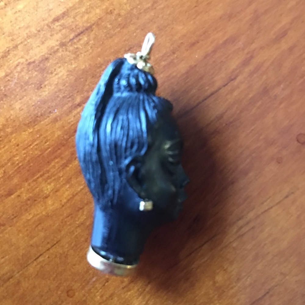 🎉HP🎉VTG Corletto Blackamoor 18K/G Charm/Pendant - Picture 4 of 7